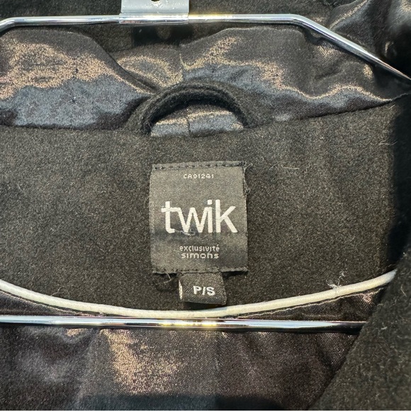 Twik Peacoat Jacket Wool Blend / Black / S - Picture 9 of 10